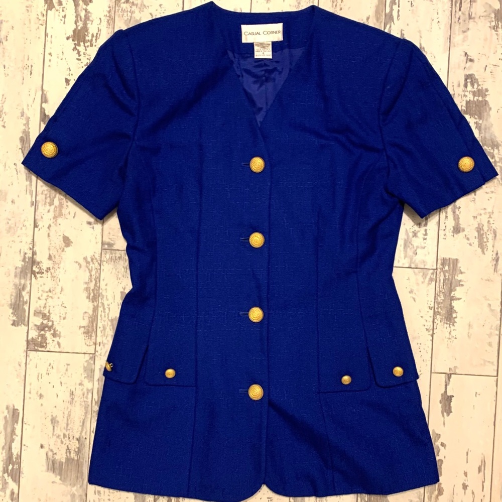 Vintage Royal Blue Blazer Sz. 4